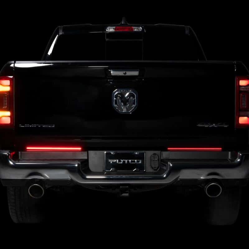 Putco — Putco 09-22 Jeep Wrangler JK/19-22 Ram 1500/2500 18in Split Red Light Blade Direct Fit Kit Red/White
Tailgate Light Bar - view 3