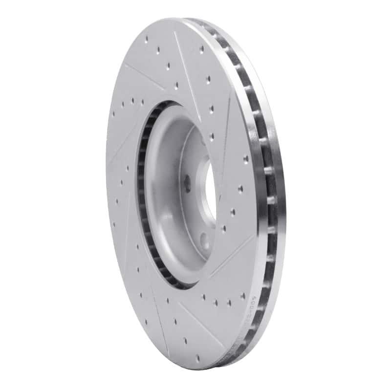 R1 Concepts — R1 16-17 Volvo XC60 Front Left Drilled & Slotted Silver Brake Rotor
R1 Brake Rotor Drill - view 4