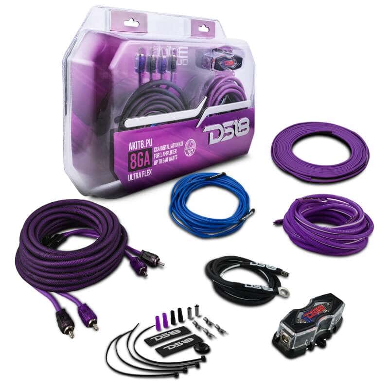 DS18 — DS18 8-GA Amplifier Install Kit Advance- Purple - view 2