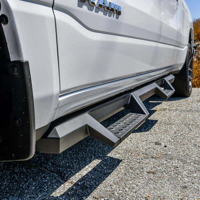 Westin — Westin/HDX 2019 Ram 1500 Crew Cab Drop Nerf Step Bars - Textured Black
Nerf/Step Bar - view 6