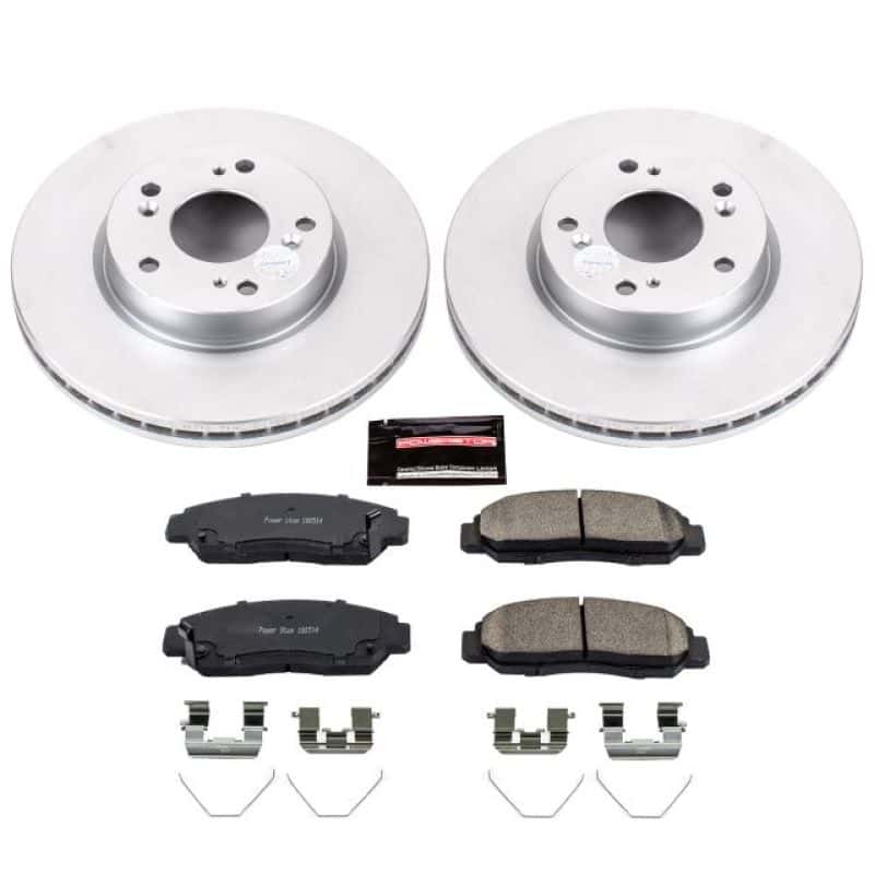 PowerStop — Power Stop 12-15 Honda Civic Front Z17 Evolution Geomet Coated Brake Kit - view 1