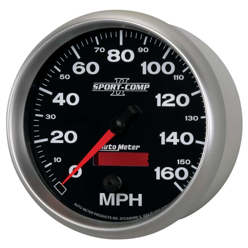 AutoMeter — Autometer Sport-Comp II 5 inch 0-160MPH Electronic Programmable Speedometer
5" SPEEDO, 160 MPH, - view 8