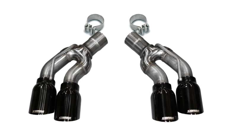 CORSA Performance — Corsa 2016-2019 Cadillac CTS-V 2.75in Inlet / 4.0in Outlet Black PVD Tip Kit (For Corsa ExhaustOnly)
Exhaust - view 1