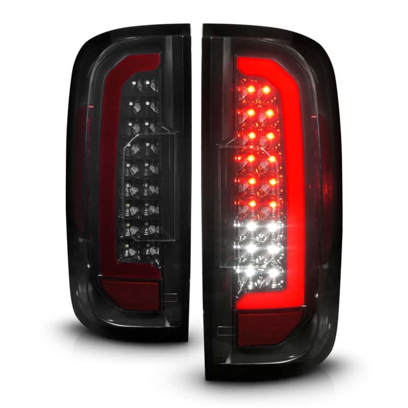 ANZO — ANZO 15-21 GMC Canyon Full LED Tail Lights w/ Red Lightbar Black Housing Smoke Lens
Tail Light Set - view 14