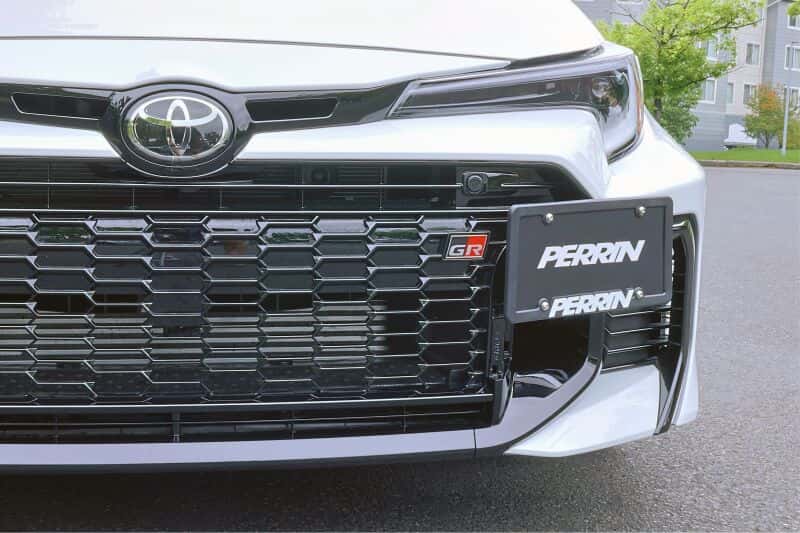 Perrin Performance — PERRIN 23-24 Toyota GR Corolla License Plate Relocation Kit - view 8