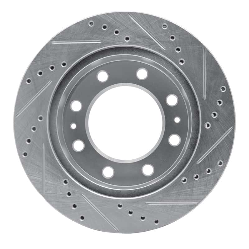 R1 Concepts — R1 94-99 Dodge Ram 2500 Front Left Drilled & Slotted Silver Brake Rotor
R1 Brake Rotor Drill - view 5