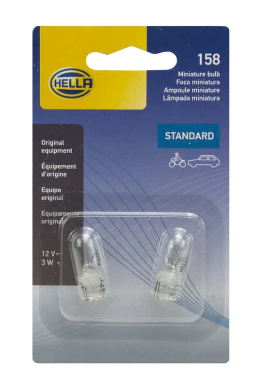 Hella — Hella Bulb 158 12V 3W W21X95D T325 Dot (2)
158TB Incan Bulb - view 9