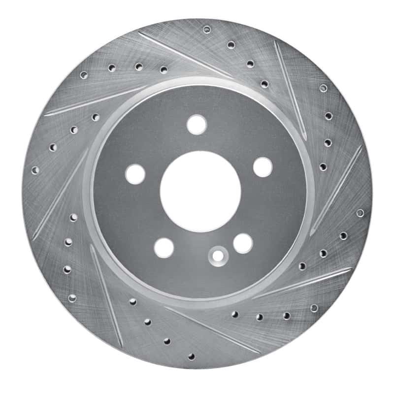 R1 Concepts — R1 98-05 Mercedes-Benz ML430 Front Right Drilled & Slotted Silver Brake Rotor
R1 Brake Rotor Drill - view 1