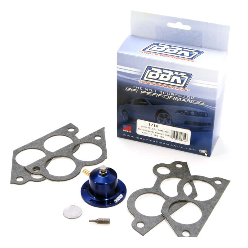 BBK — BBK GM Tuned Port 305 / 350 Adjustable Fuel Pressure Regulator Kit
FuelInjPresrRgultr
Fuel Regulator - view 2