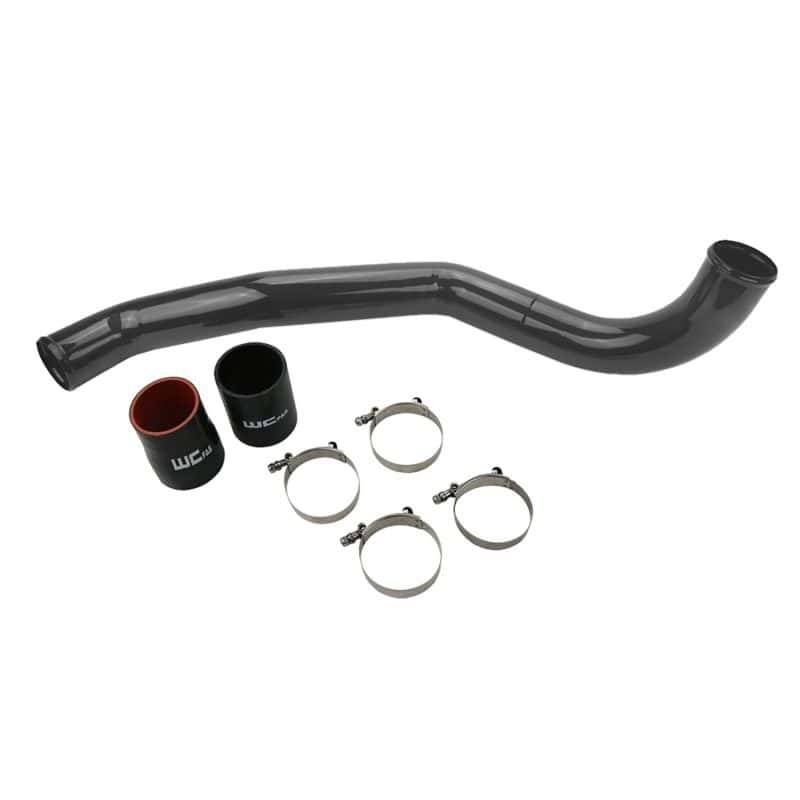 Wehrli — Wehrli 17-19 Chevrolet 6.6L L5P Duramax Driver Side 3in Intercooler Pipe - Semi-Gloss Black
Dr IC Pipe 17-19 SGB - view 3