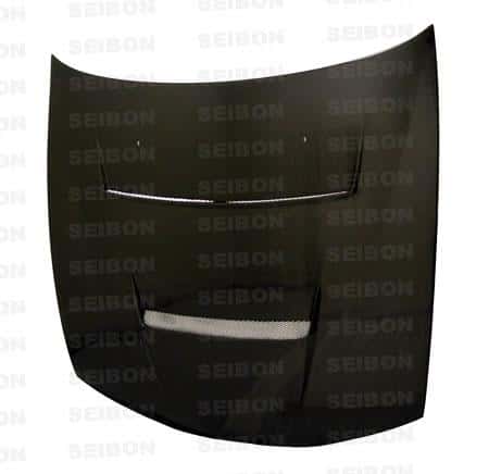 Seibon — Seibon 97-98 Nissan 240SX/Silvia DV-Style Carbon Fiber Hood - view 3