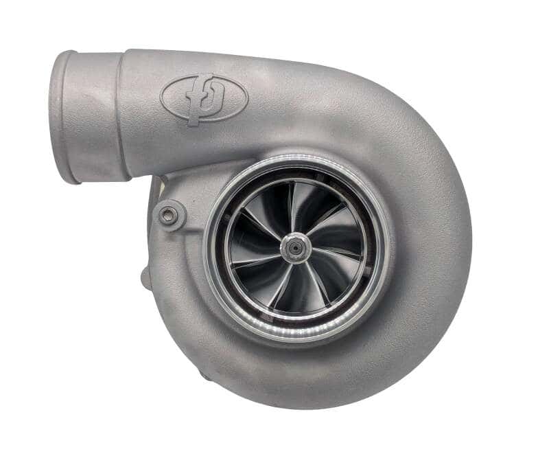 Forced Performance — Forced Performance FP7875 Reverse Rotation Turbo w/SS V-Band 1.02 A/R Black Housing (Drop Ship Only) - view 2