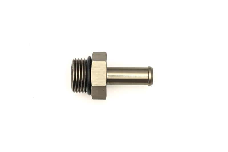 DeatschWerks — DeatschWerks 8AN ORB Male to 3/8in Barb Fitting (Single Barb - Incl O-Ring)
Lines & Fittings - view 1