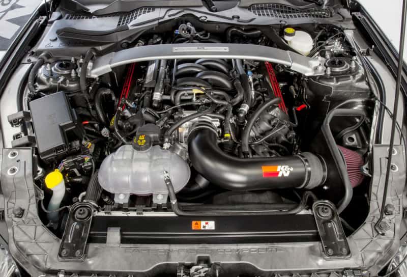 K&N Engineering — K&N 2016-2017 Ford Mustang Shelby 5.2L V8 Typhoon Cold Air Intake System
Performance Air Inta
Air Intake System - view 4
