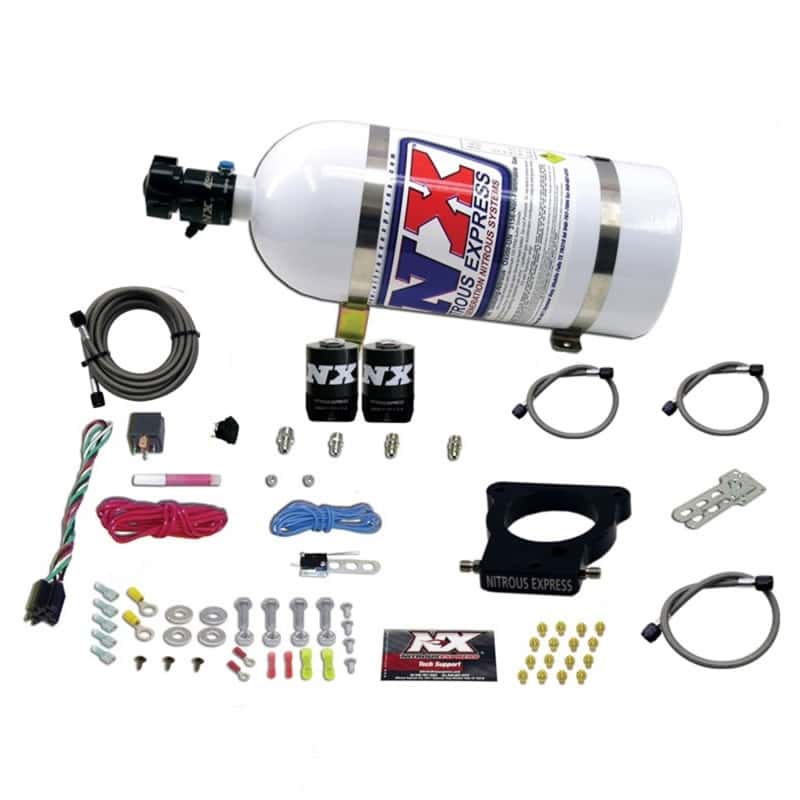 Nitrous Express — Nitrous Express GM LS 78mm 3-Bolt Nitrous Plate Kit (50-350HP) w/10lb Bottle
Injection System Kit
N2OSys - view 1