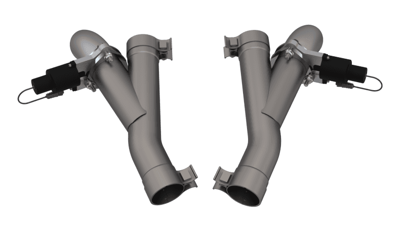 QTP — 2012-2022 Jeep Grand Cherokee SRT Trackhawk Dodge Durango SRT QTP Aggressor Cutout Pipes - view 2