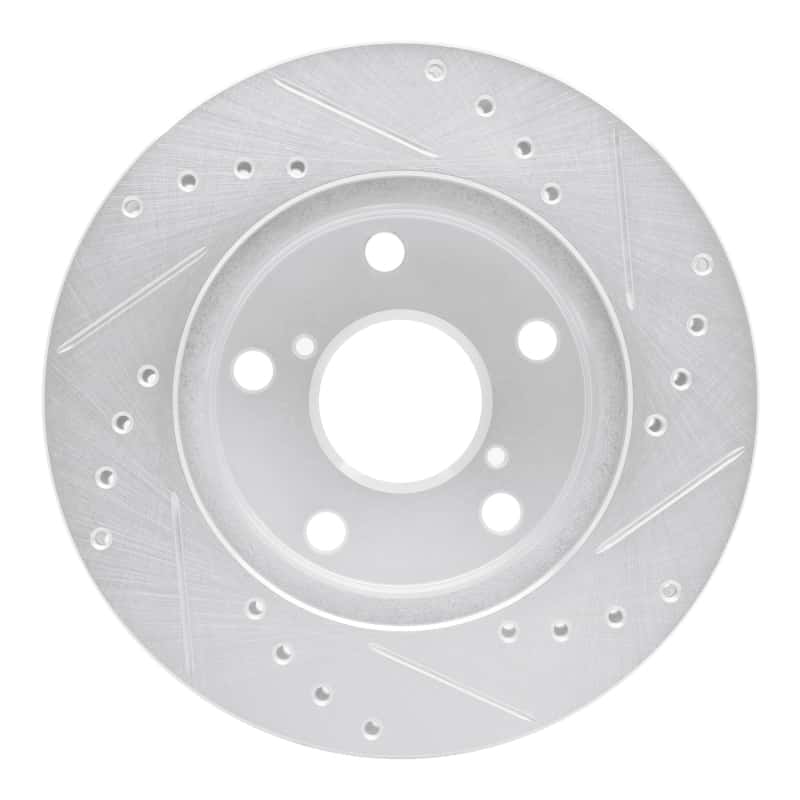 R1 Concepts — R1 91-95 Toyota MR2 Front Left Drilled & Slotted Silver Brake Rotor
R1 Brake Rotor Drill - view 5