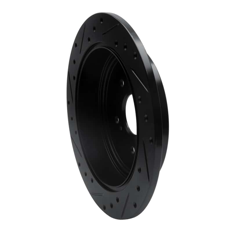 R1 Concepts — R1 01-08 Acura MDX Rear Right Drilled & Slotted Black Brake Rotor
R1 Brake Rotor Drill - view 4