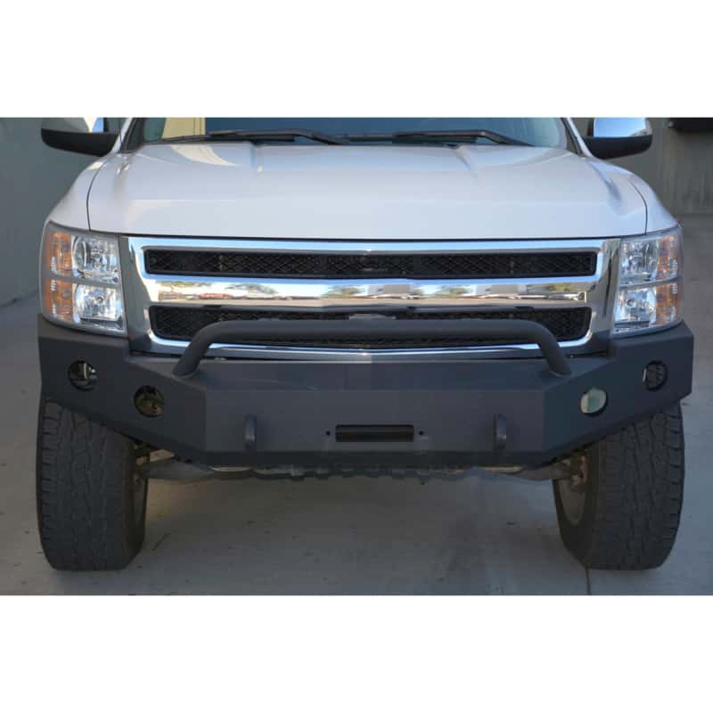 DV8 Offroad — DV8 Offroad 07-13 Chevrolet Silverado 1500 Front Bumper - Black Powdercoat - view 11