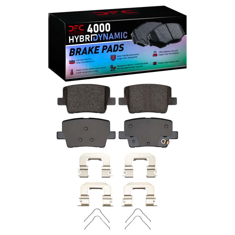 DFC — DFC 19-22 Genesis G90 Rear 4000 HybriDynamic Brake Pads and Hardware Kit
DFC Brake Pad Set - view 1