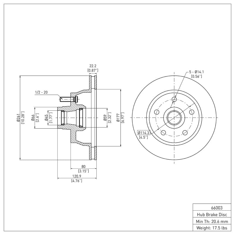 DFC — DFC 79-81 American Motors CONCORD Front Brake Rotor
DFC Brake Rotor - view 6