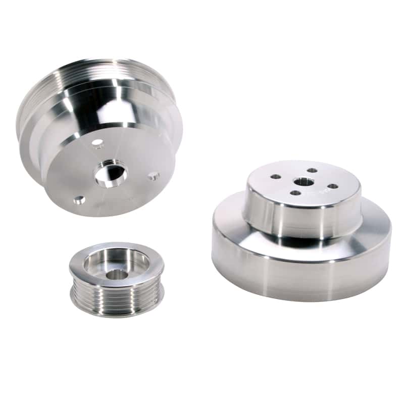 BBK — BBK 88-95 GM Truck 4.3 5.0 5.7 Underdrive Pulley Kit - Lightweight CNC Billet Aluminum (3pc)
Under Drive Pulleys
Pulley Kit - view 5