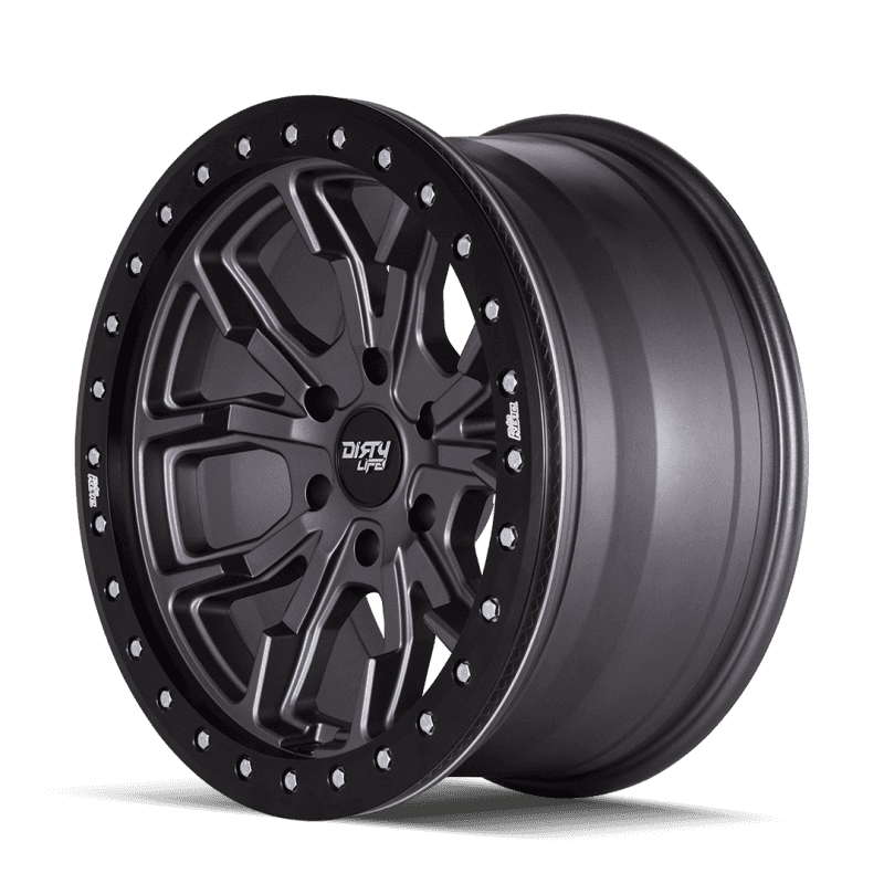 Dirty Life — Dirty Life 9303 DT-1 17x9/5x127 BP/-12mm Offset/78.1mm Hub Matte Gunmetal Wheel - Simulated Rashring
DIRTY LIFE 9303 - view 2