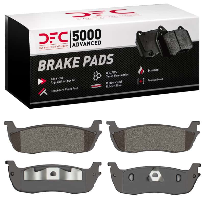 DFC — DFC 97-11 Ford Expedition Rear 5000 Advanced Semi Metallic Brake Pads
DFC Brake Pad Set - view 1