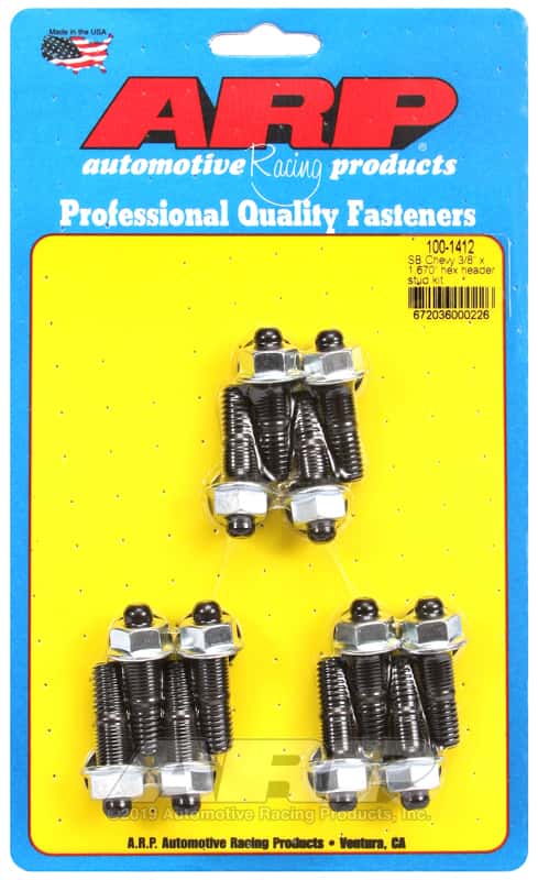 ARP — ARP SB Chevy 3/8 x 1.670in Hex Header Stud Kit - view 1