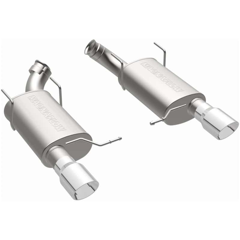 Magnaflow — MagnaFlow 13 Ford Mustang V8 5.0L Dual Split Rear Exit Stainless Cat Back Performance Exhaust
Axle-Back
Cat-Back - view 3
