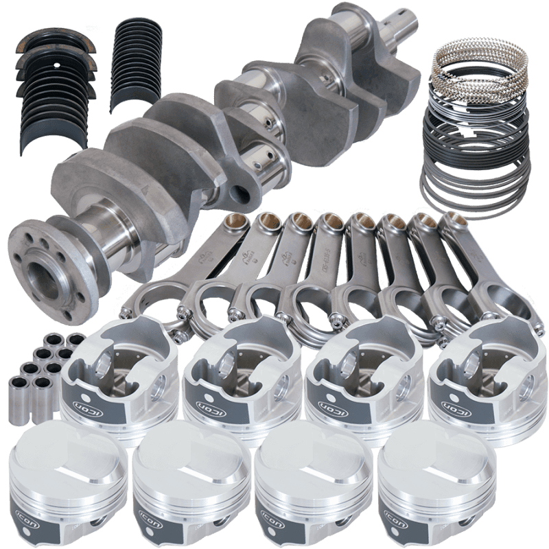 Eagle — Eagle Chevy 454 4.000in Crank 6.135in H-Beam 43cc Dome 4.310in Pistons Rotating Assembly
Competition Assembly - view 1