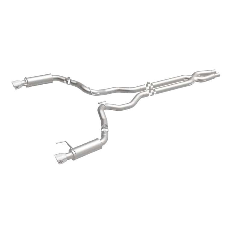 Magnaflow — MagnaFlow Cat Back, SS, 3in, Competition, Dual Split Polished 4.5in Tips 2015 Ford Mustang GT V8 5.0
Cat-Back - view 4
