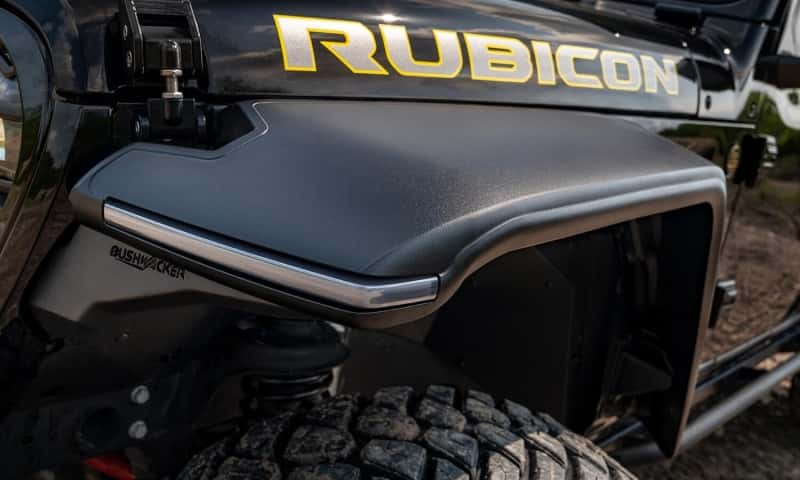 Bushwacker — Bushwacker 18-21 Jeep Wrangler JL (2-Door & 4-Door) Flat Style Flares 4pc - Black
FF Hyperform Sty 4Pc - view 2