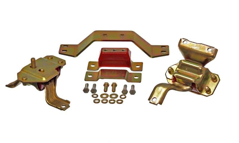 Energy Suspension — Energy Suspension 99-04 Ford Mustang 4.6L V8 Red Motor & Transmission Mount Set
Mtr/TransMntSet - view 5