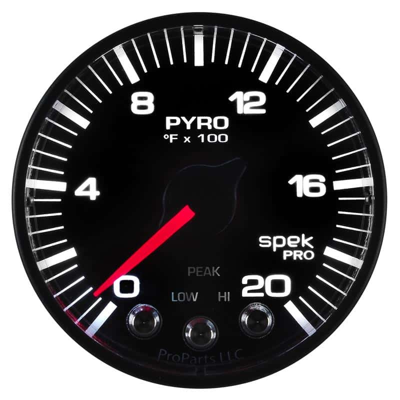 AutoMeter — Autometer Spek-Pro 52.4mm 0-2000F Digital Stepper Motor Pyrometer Gauge
GA 2" EGT BFB SPEK - view 6