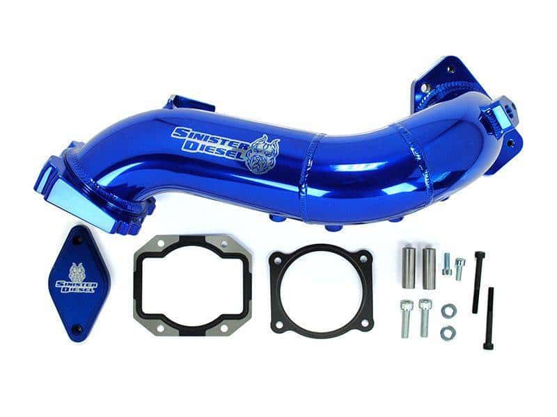 Sinister Diesel — Sinister Diesel 11-15 Chevy Duramax LML Intake Bridge
Intake Bridge - view 3