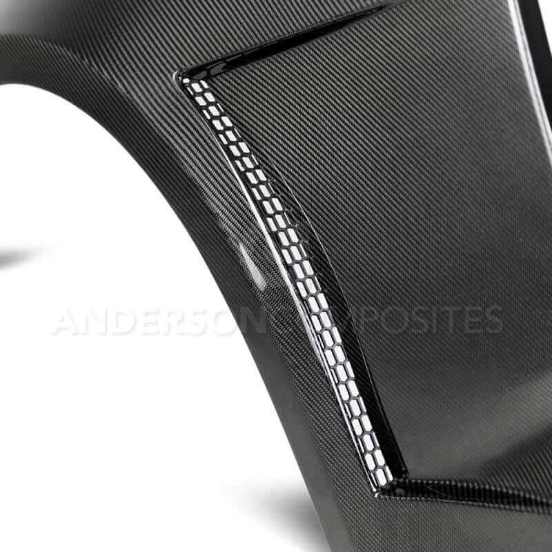 Anderson Composites — Anderson Composites 16-18 Chevrolet Camaro Type SS Fenders Carbon Fiber (0.40 Inch Wider) - view 5
