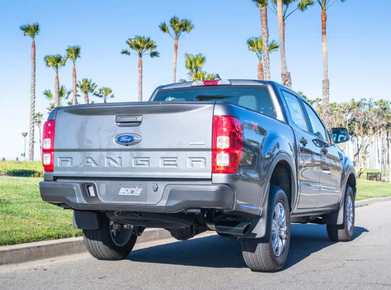 Borla — Borla 2019 Ford Ranger XL/XLT/Lariat 2.3L 2/4WD WB S-Type Catback Exhaust w/ Blk Chrome Tip
Cat-Back System - view 4