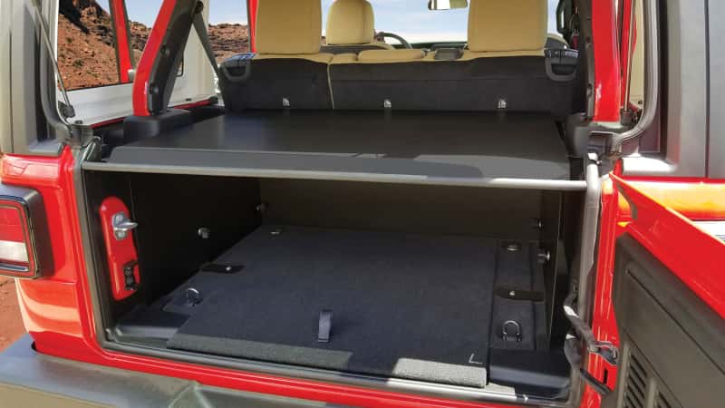 Tuffy Products — Tuffy Deluxe Enclosure For Jeep Wrangler W/O Subwoofer
Cargo Enclosure - view 1