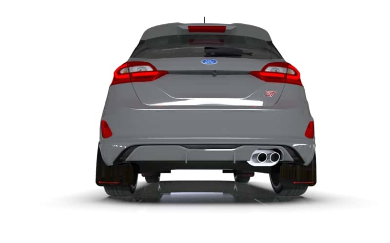 Rally Armor — Rally Armor 18-23 Ford Fiesta ST MK8 Black UR Mud Flap w/Dark Grey Logo
Mud Flap - view 2