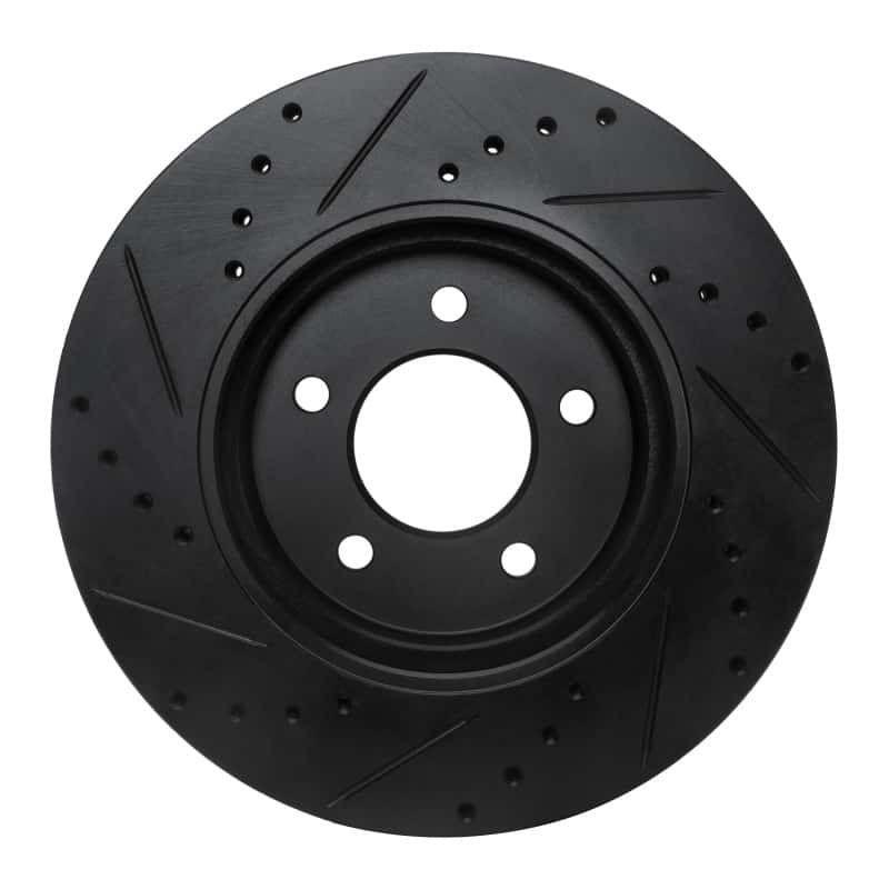 R1 Concepts — R1 05-12 Ford Escape Front Right Drilled & Slotted Black Brake Rotor
R1 Brake Rotor Drill - view 5