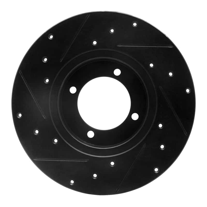 R1 Concepts — R1 74-78 Nissan 260Z Front Right Drilled & Slotted Black Brake Rotor
R1 Brake Rotor Drill - view 5