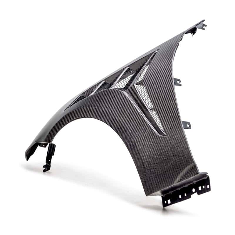 Anderson Composites — Anderson Composites 2024 Ford Mustang Type-GTD Carbon Fiber Fenders - view 3