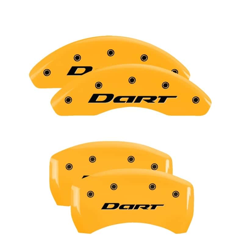 MGP — MGP 4 Caliper Covers Engraved Front & Rear With out stripes/Dart Yellow finish black ch
Caliper Covers - view 1