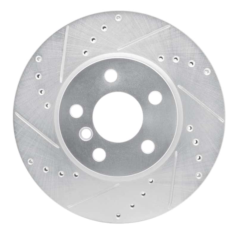 R1 Concepts — R1 14-21 Mini Cooper (Excl Clubman) Front Right Drilled & Slotted Silver Brake Rotor
R1 Brake Rotor Drill - view 1