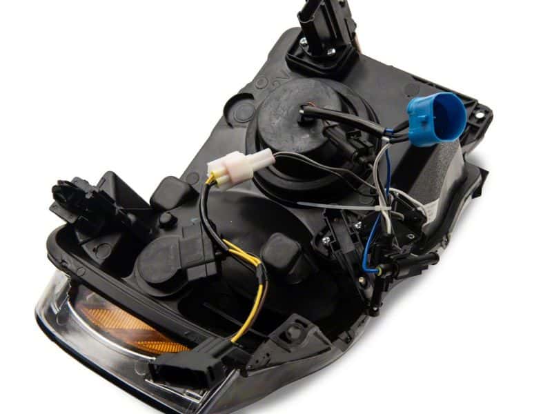 Raxiom — Raxiom 02-05 Dodge RAM 1500/2500/3500 Axial LED Projector Headlights- Blk Housing (Clear Lens)
Headlights - view 5