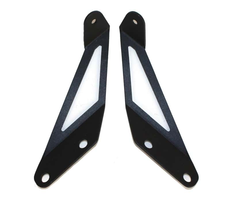 Fishbone Offroad — Fishbone Offroad 07-18 Jeep Wrangler JK Hood Light Mount Brackets - view 2