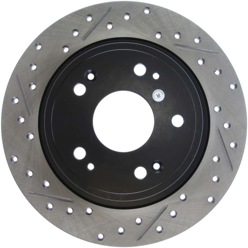 Stoptech — StopTech 09-10 Acura TSX / 08-10 Honda Accord Coupe/05-10 Sedan Right Rear Slotted & Drilled Rotor
Slot/Drill Rotor - view 2