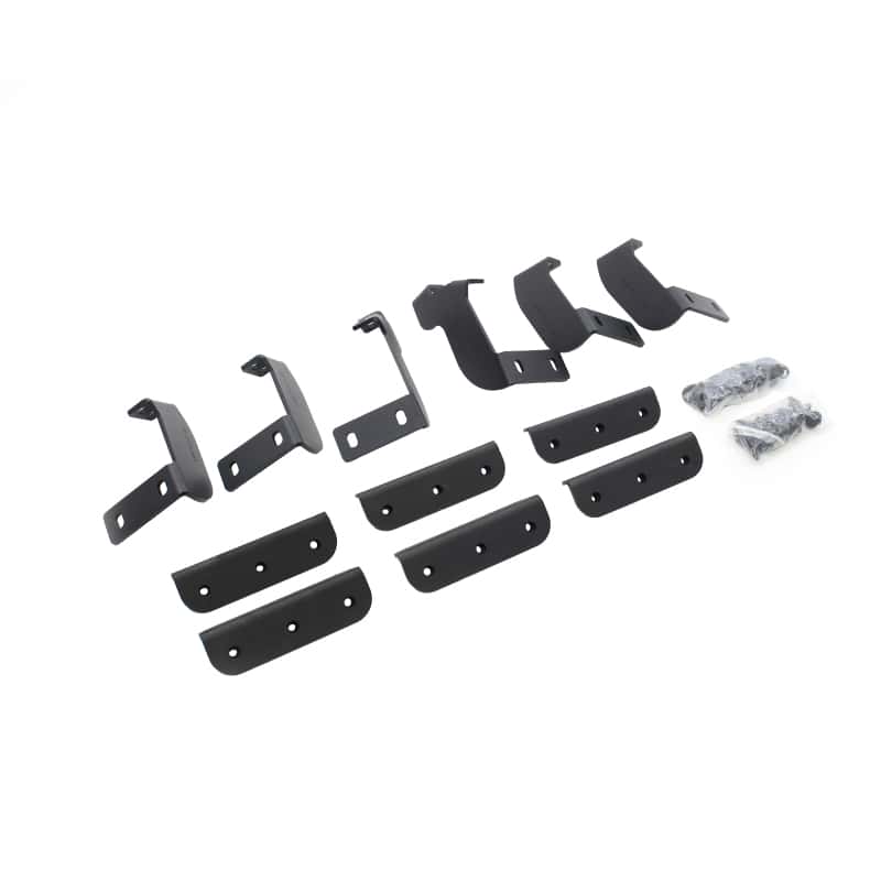 Go Rhino — Go Rhino 2022 Toyota Tundra Crew Max Brackets for Dominator Extreme SideSteps - Tex. Black
Dominator Bkts - view 2