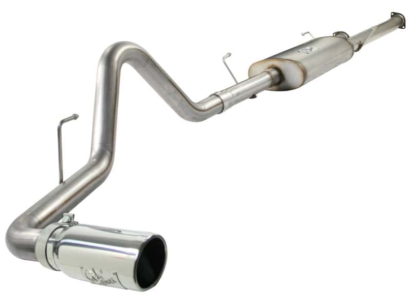 aFe — aFe MACHForce XP Exhausts Cat-Back SS-409 EXH CB Toyota Tundra 10-11 V8-5.7L 145.7 WB (pol tip)
Cat-Back Exhaust
ExhstSysKt - view 1